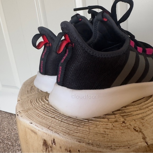 Adidas Cloudfoam Pure 2.0 Women Casual Black Sneakers Size 7.5 - Picture 13 of 13